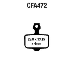 Pastiglie Mtb CFA472R Plaquettes de frein EBC