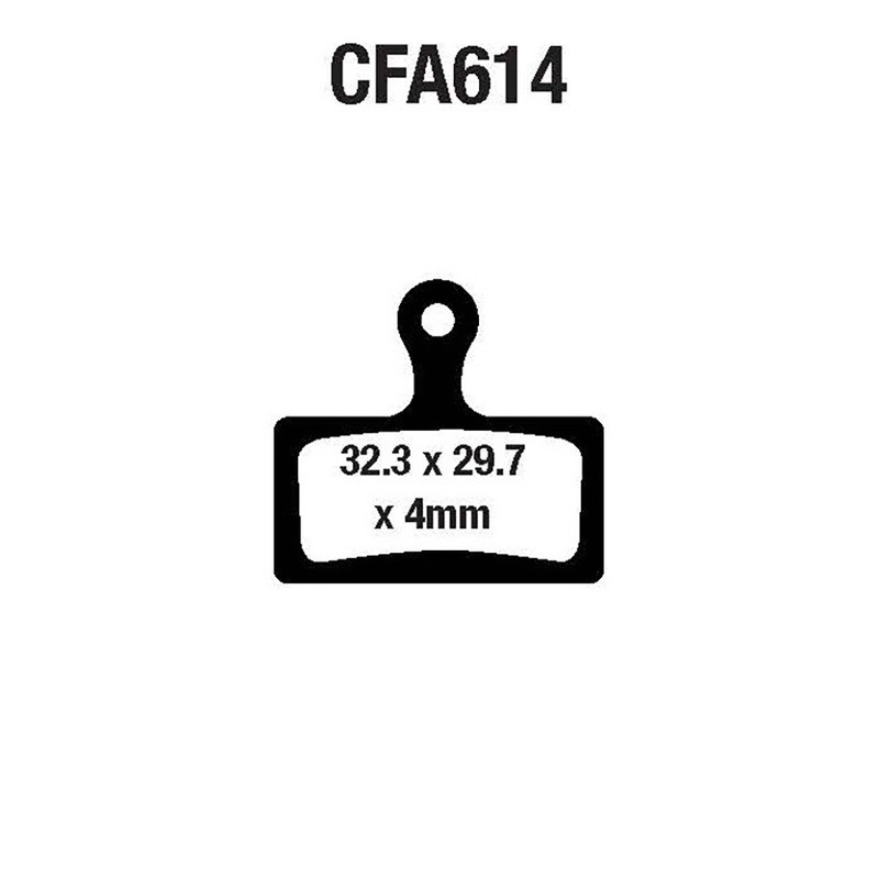 Pastiglie Mtb CFA614R Plaquettes de frein EBC