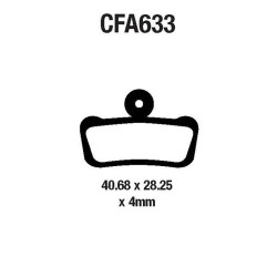 Brake Pads Mtb CFA633R Brake Pads EBC