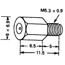 Pack Of 4 Jets Mikuni Honda D340 Carburetor Jets EBC