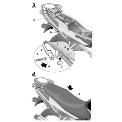 Top Case Fitting for SUZUKI GS 500 01-11 and other model Top Case and Bag Mounts SHAD