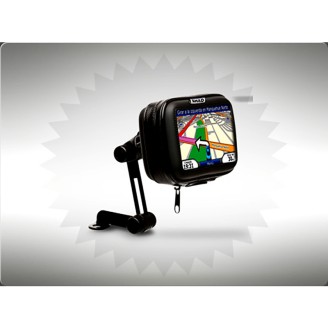 Supports Téléphone | Le support téléphone maintient le smartphone ou le GPS fixé sur le guidon ou la tige du rétroviseur, bien visible pendant la conduite. Il permet de suivre l'itinéraire, répondre aux appels ou consulter une application sans sortir le téléphone de la poche.Vous trouverez ici des fixations Cliqr, des prises DIN, des supports de rétroviseur avec housse étanche et des rallonges pour prise d'air des marques OXFORD et SHAD. Le choix dépend du point de fixation de votre moto (guidon, rétroviseur, prise d'air), du diamètre du tube et de la taille de votre téléphone.