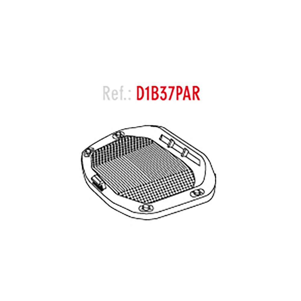 Top Case Plate SH37 - D1B37PAR