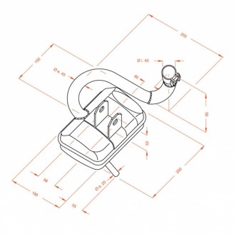 Cav.Centrale Piaggio Vespapx 125/150/200 E per PIAGGIO Vespa PX 125/150/2 00 e altri modelli Ständer MAGNETI MARELLI