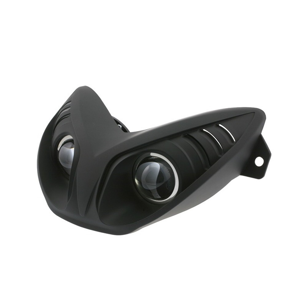 Dual Headlight Bkr Yamaha Aerox 50 Mbk Nitro 50 Black -