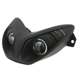 Dual Headlight Bkr Yamaha Aerox 50 Mbk Nitro 50 Black -