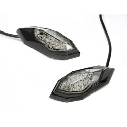Pair Bkr Led Fairing Indicators Blade, Black -