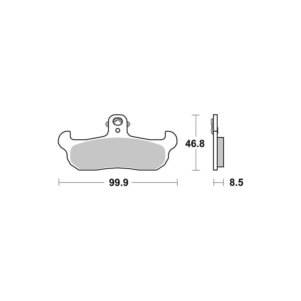 Brake Pads Brembo GENUINE07BB0907 - 07BB0907