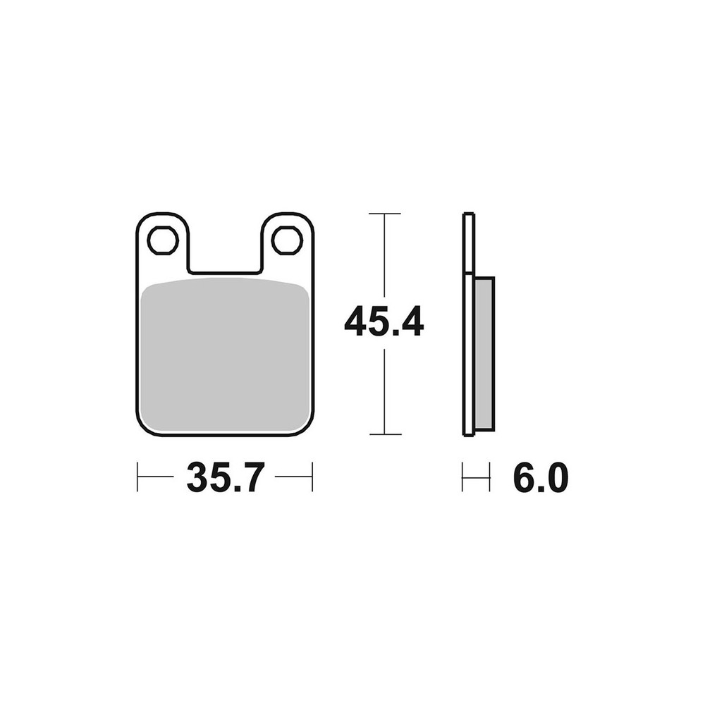 Brake Pads Brembo GENUINE07BB1205 - 07BB1205