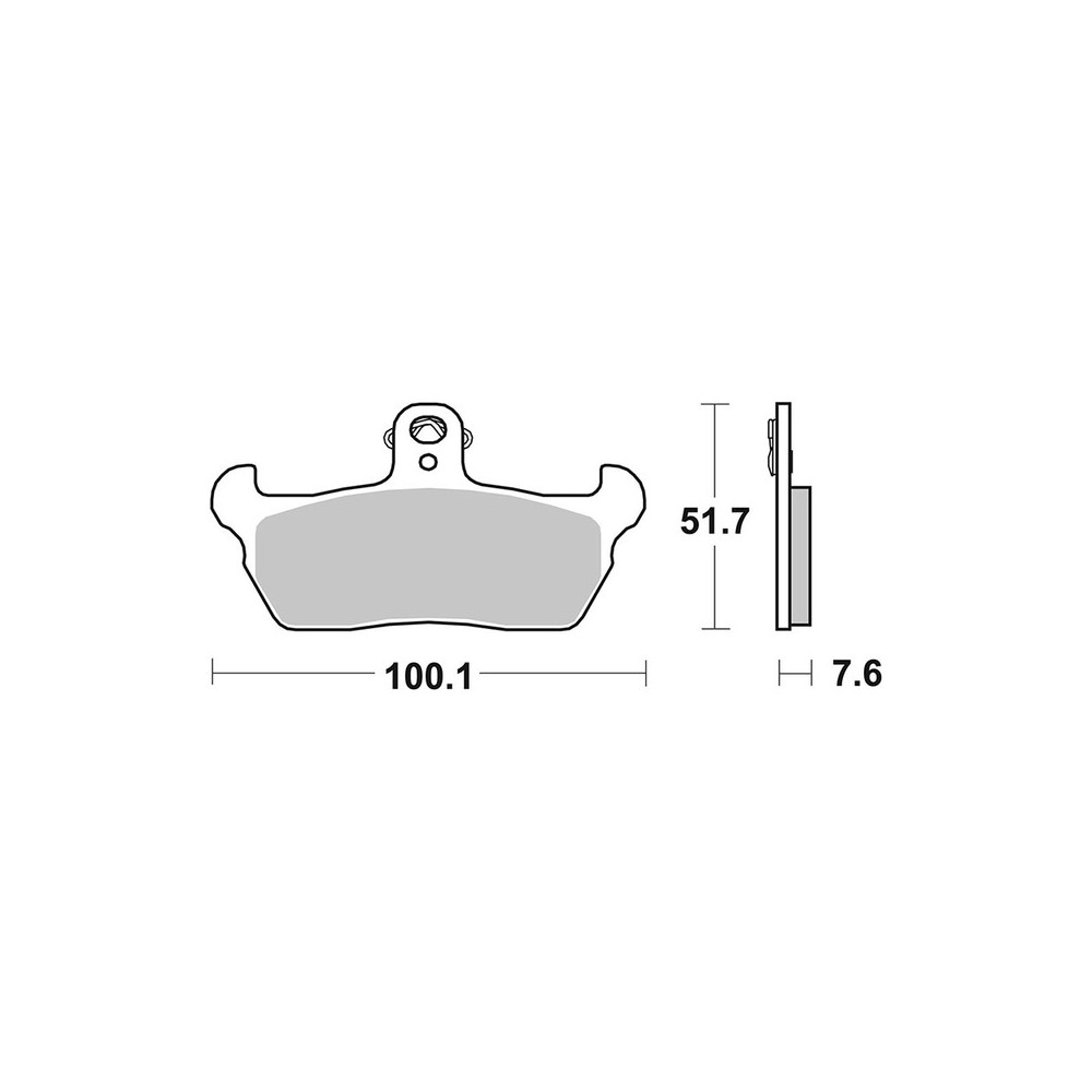 Brake Pads Brembo GENUINE07BB1606 - 07BB1606