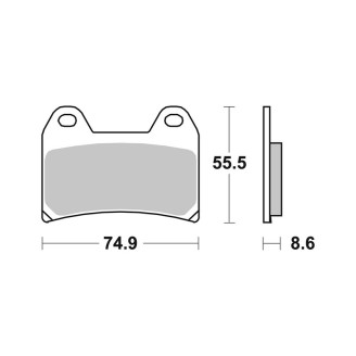 Brake Pads Brembo GENUINE07BB1959 Brake Pads Brembo