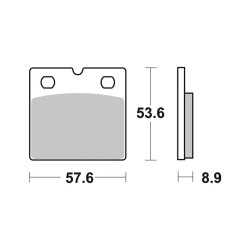 Brake Pads Brembo GENUINE07BB2107 Brake Pads Brembo