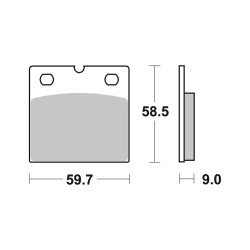 Brake Pads Brembo GENUINE07BB2307 - 07BB2307