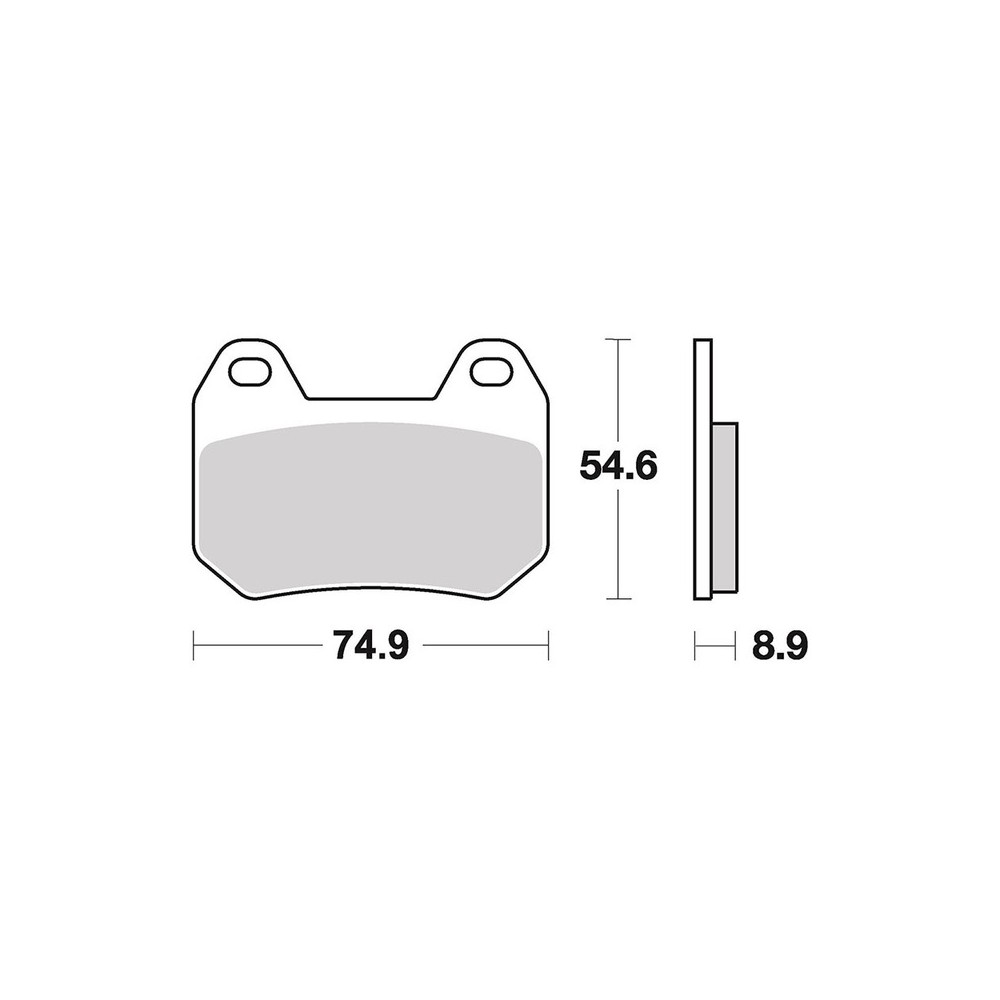 Brake Pads Brembo GENUINE07BB2507 - 07BB2507
