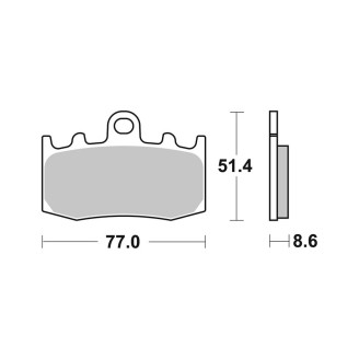 Brake Pads Brembo LA07BB26LA Brake Pads Brembo