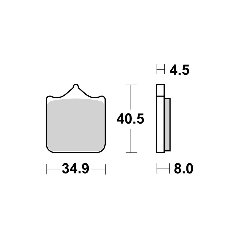 Brake Pads Brembo SR07BB33SR - 07BB33SR
