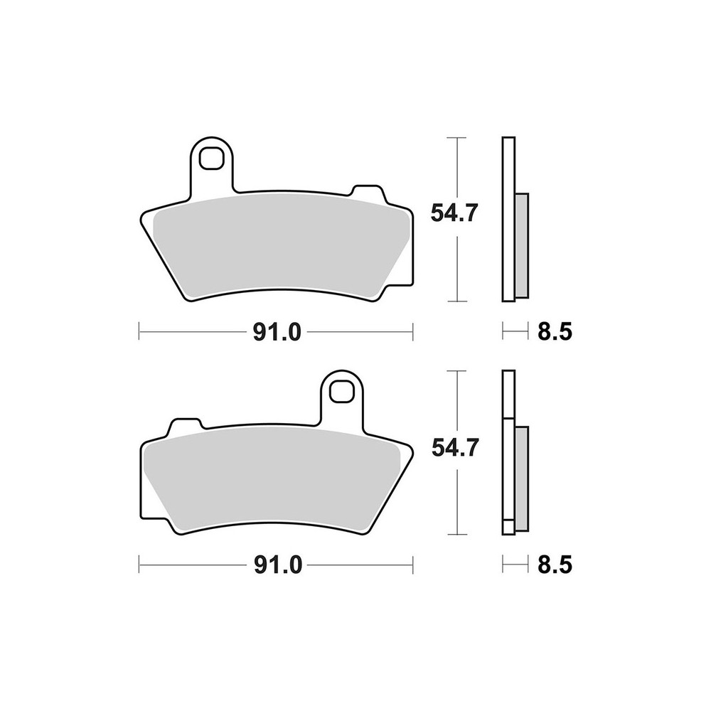 Brake Pads Brembo SA07BB40SA - 07BB40SA