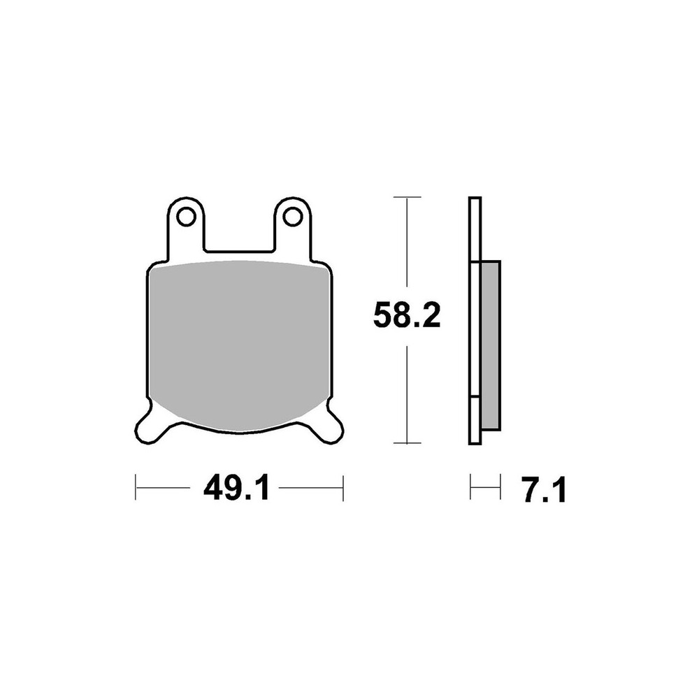 Brake Pads Brembo GENUINE07GR0204 - 07GR0204