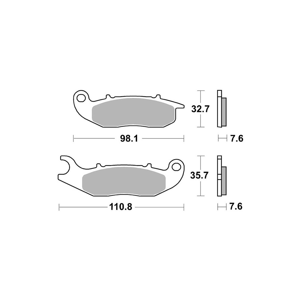 Brake Pads Brembo CC07GR03CC - 07GR03CC
