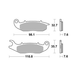 Brake Pads Brembo CC07GR03CC - 07GR03CC