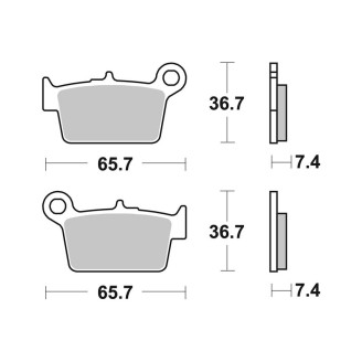 Brake Pads Brembo CC07GR05CC Brake Pads Brembo