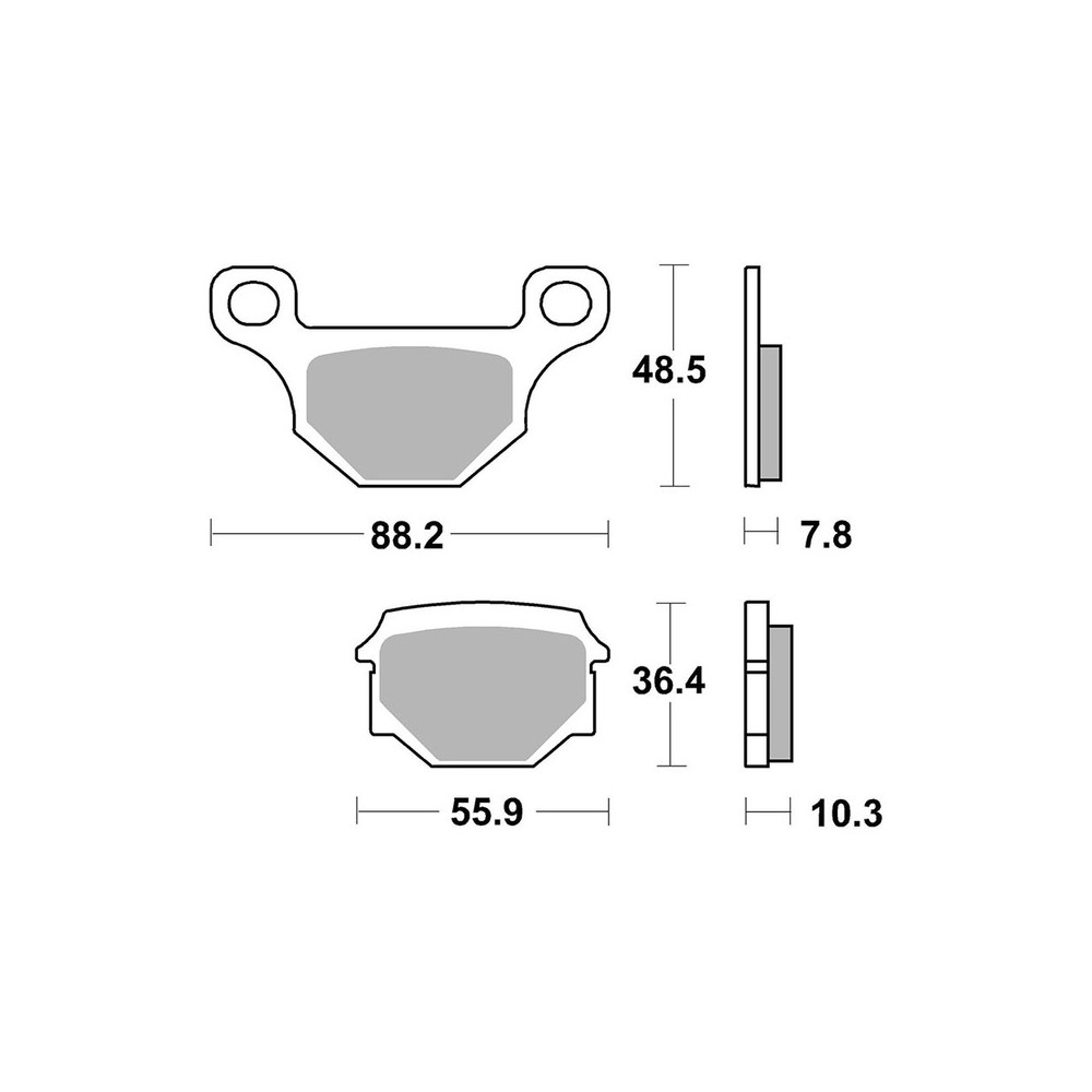 Brake Pads Brembo CC07GR09CC - 07GR09CC