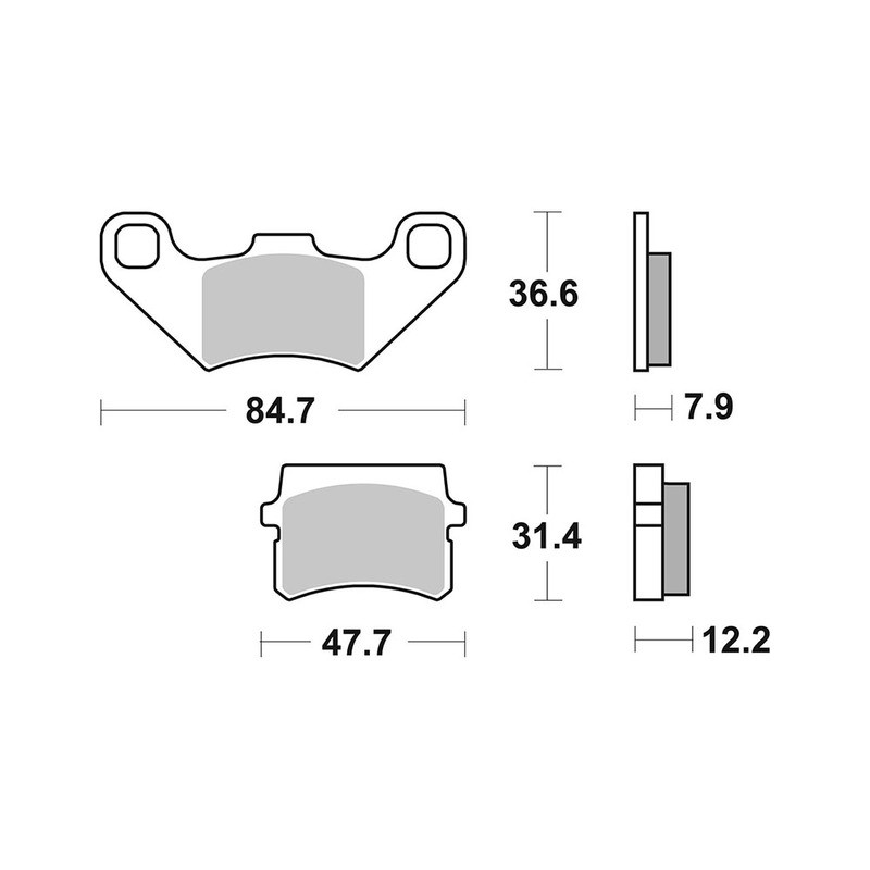 Brake Pads Brembo CC07GR11CC Brake Pads Brembo