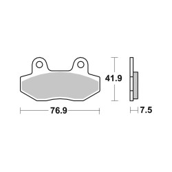 Brake Pads Brembo CC07GR12CC Brake Pads Brembo
