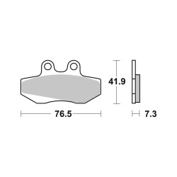 Brake Pads Brembo GENUINE07GR1406 - 07GR1406