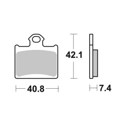 Brake Pads Brembo SD07GR16SD - 07GR16SD