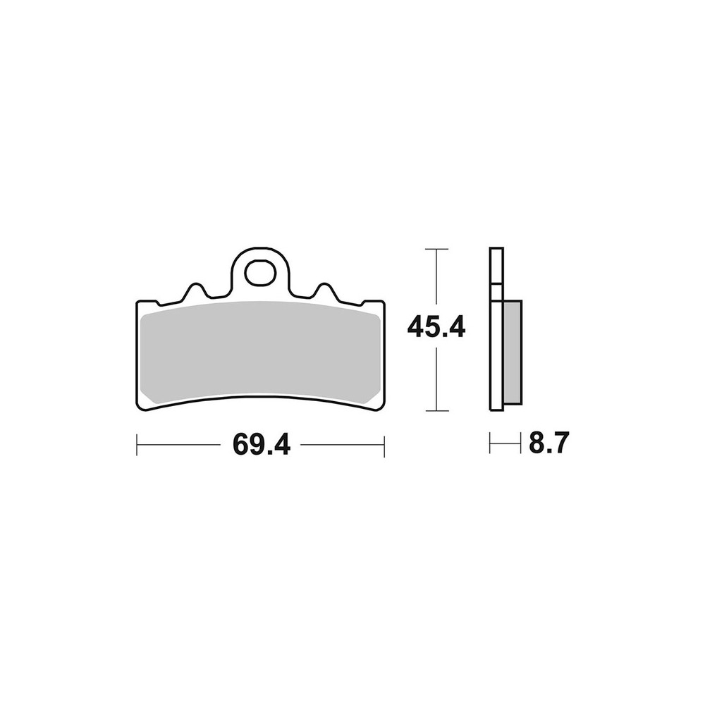 Brake Pads Brembo SR07GR18SR - 07GR18SR