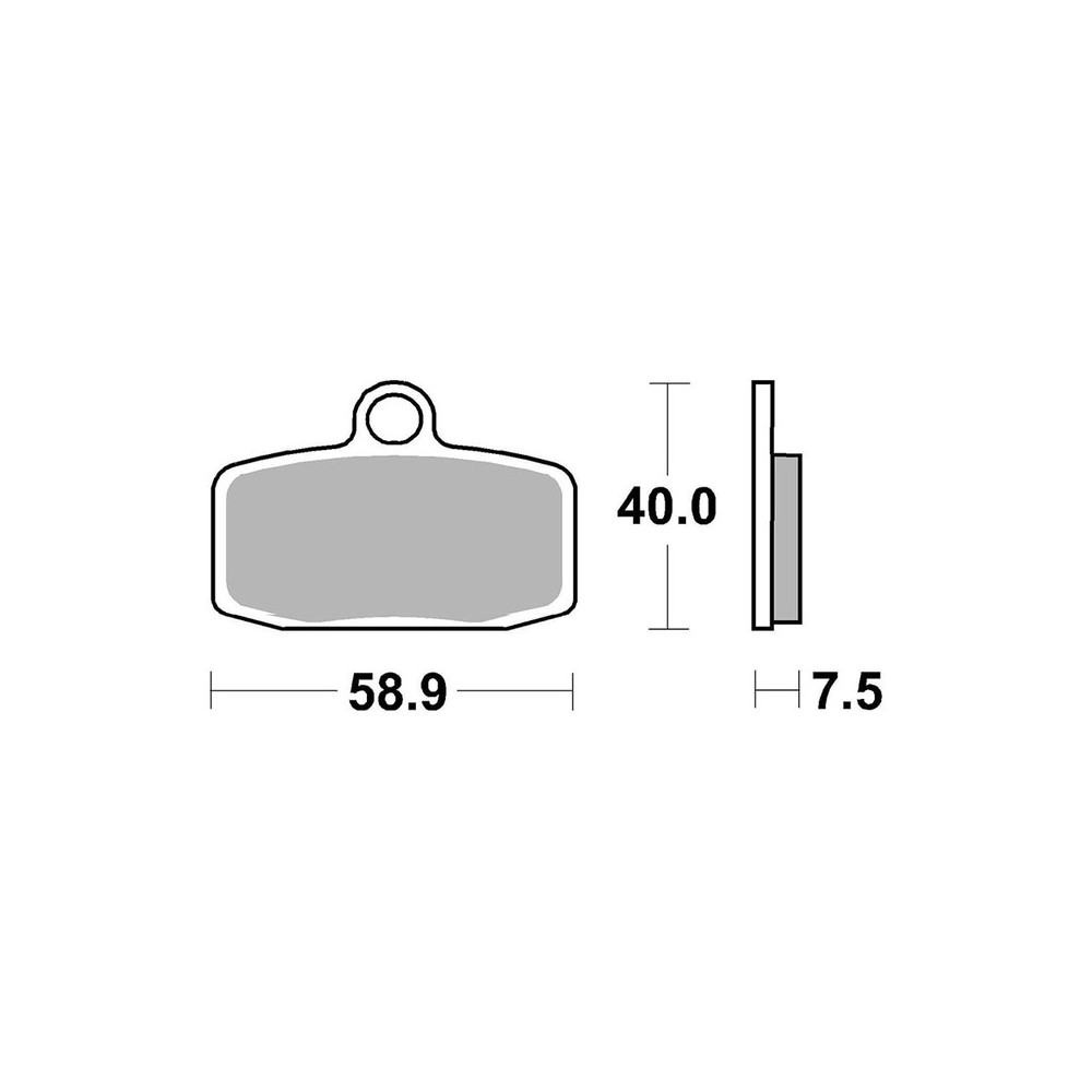 Brake Pads Brembo SD07GR20SD - 07GR20SD