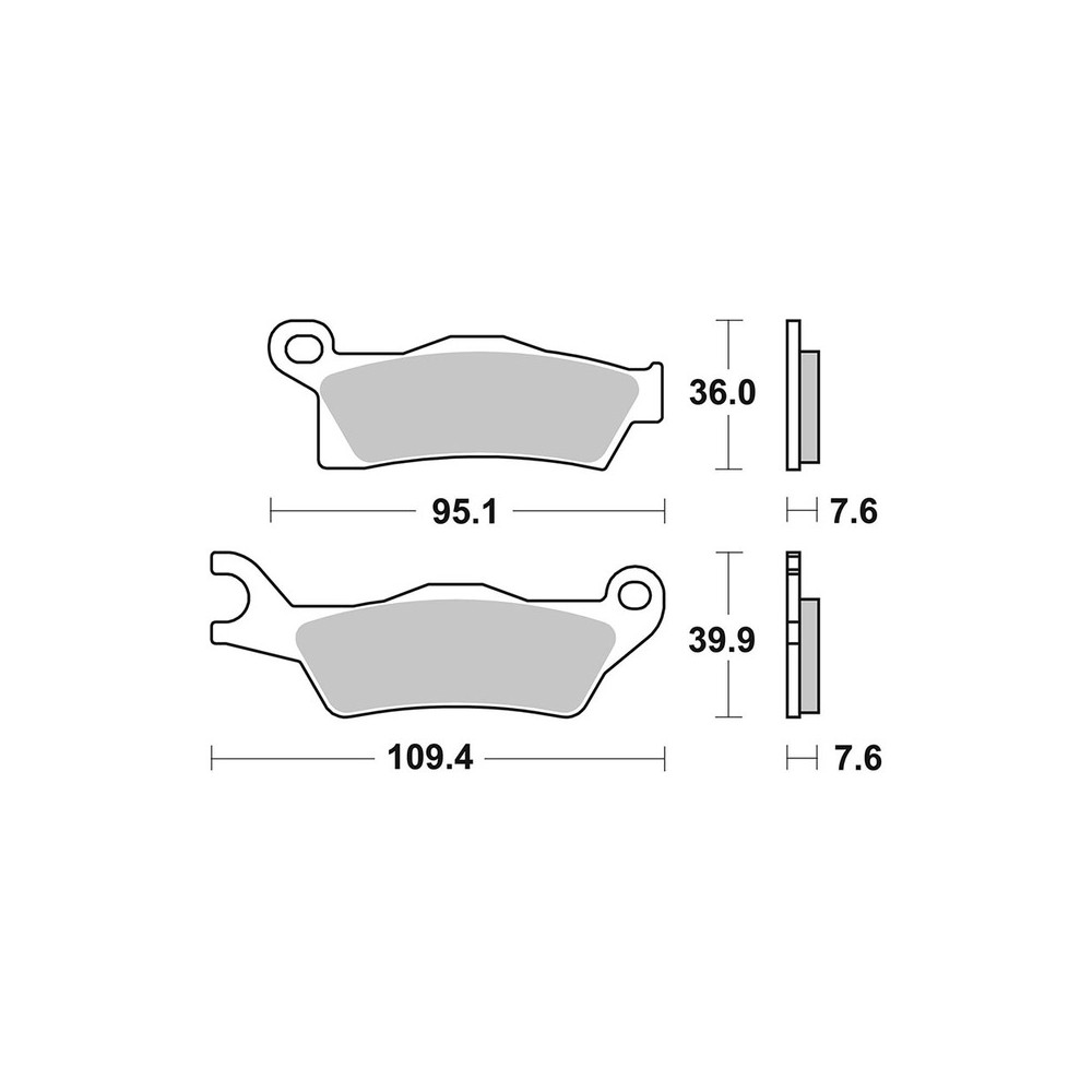 Brake Pads Brembo SD07GR26SD - 07GR26SD