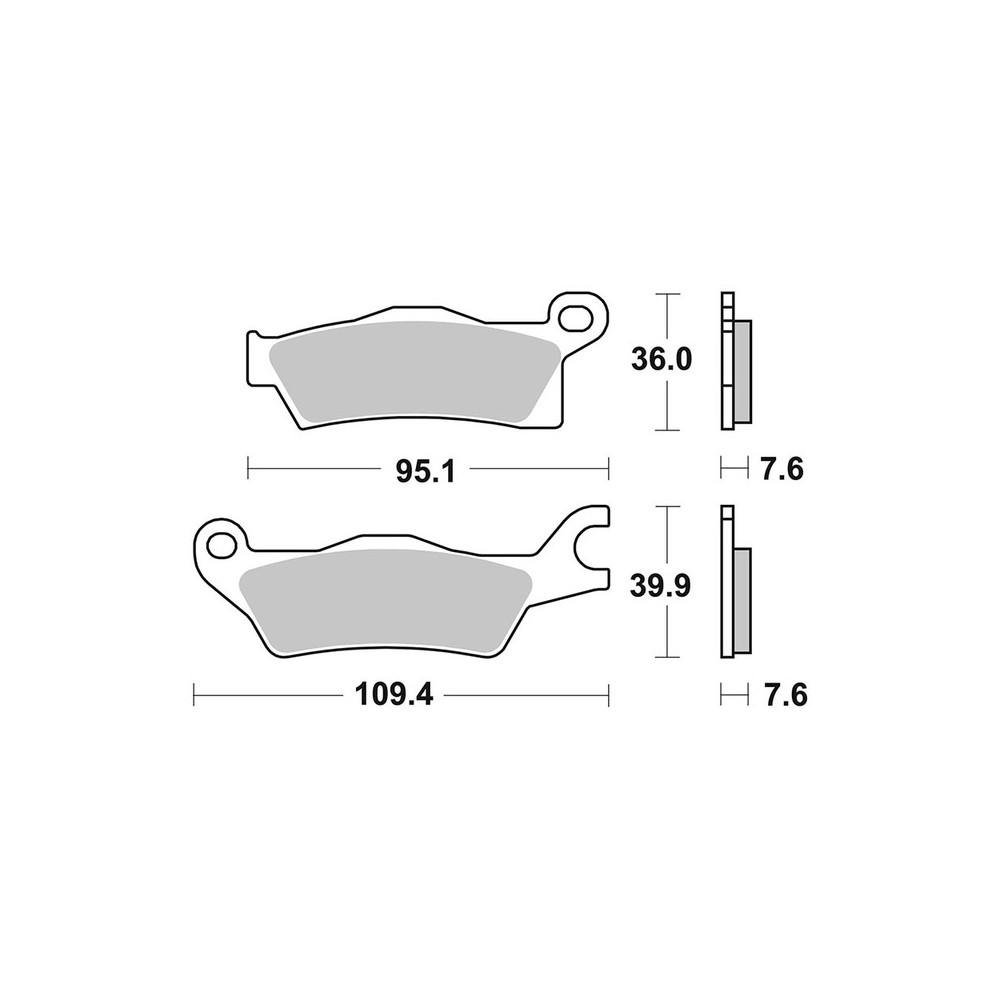 Brake Pads Brembo SD07GR27SD - 07GR27SD