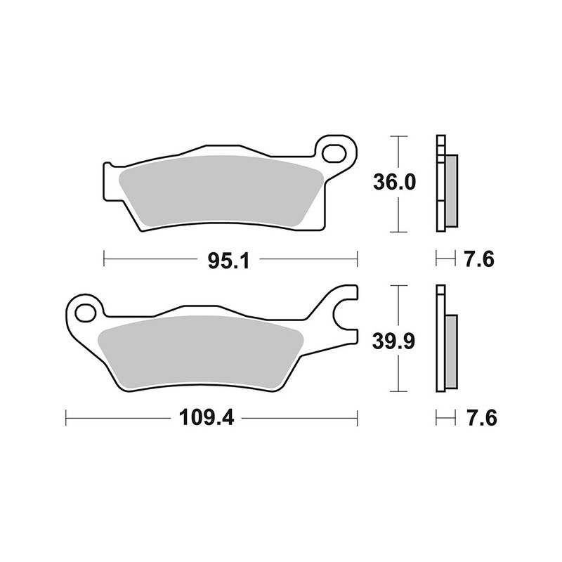 Brake Pads Brembo SD07GR27SD Brake Pads Brembo