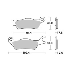 Brake Pads Brembo SD07GR27SD - 07GR27SD