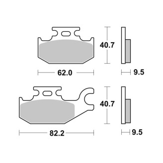 Brake Pads Brembo SD07GR49SD Brake Pads Brembo