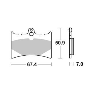 Brake Pads Brembo GENUINE07GR5605 Brake Pads Brembo