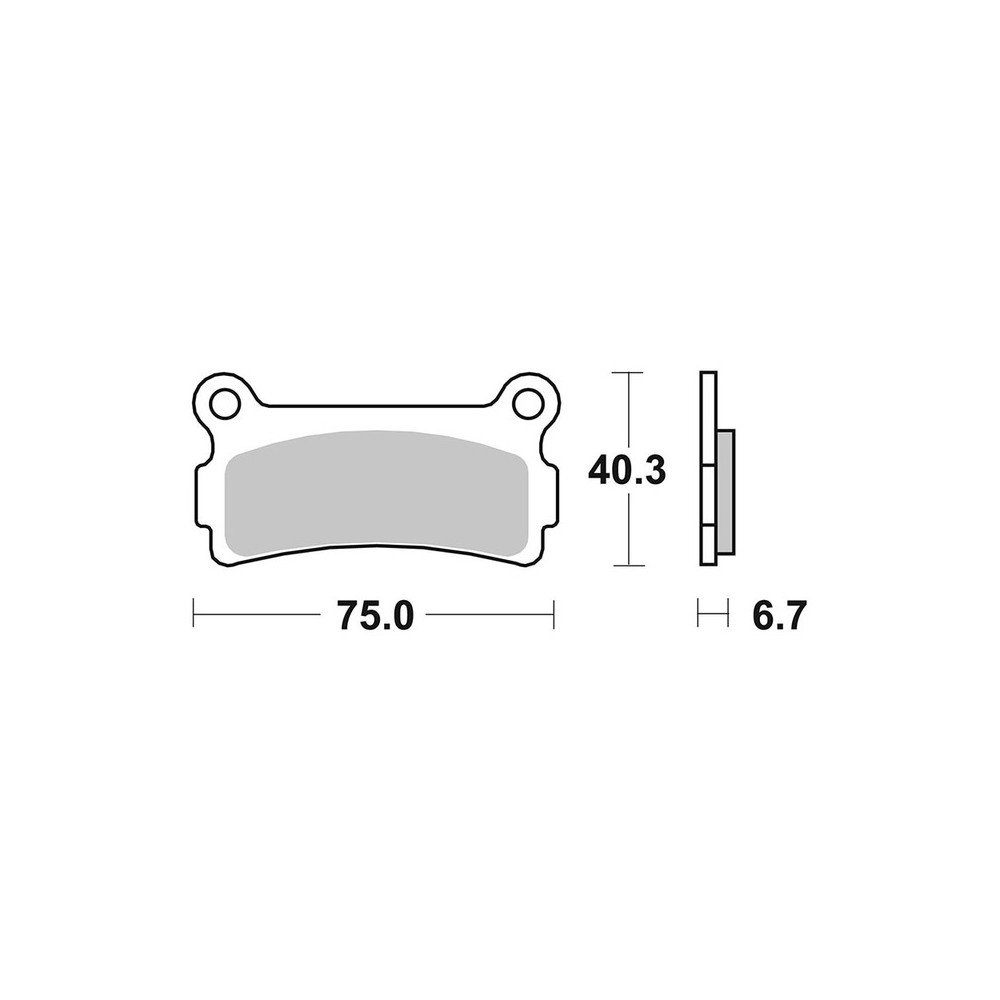 Brake Pads Brembo GENUINE07GR5705 - 07GR5705