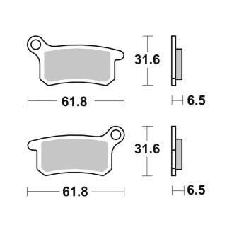 Brake Pads Brembo SD07GR69SD Brake Pads Brembo