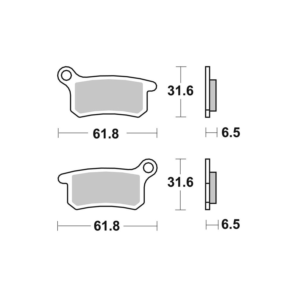 Brake Pads Brembo SX07GR69SX - 07GR69SX