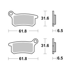 Brake Pads Brembo SX07GR69SX - 07GR69SX