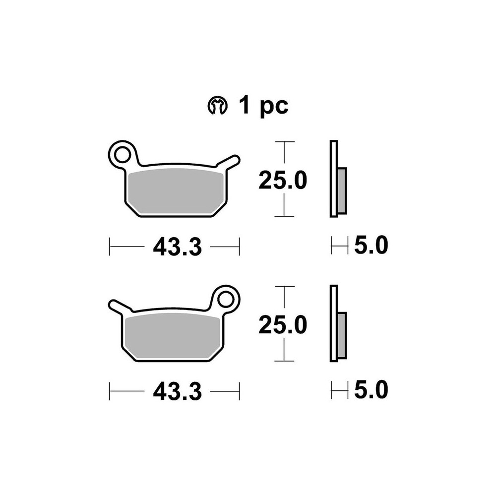 Brake Pads Brembo SD07GR70SD - 07GR70SD