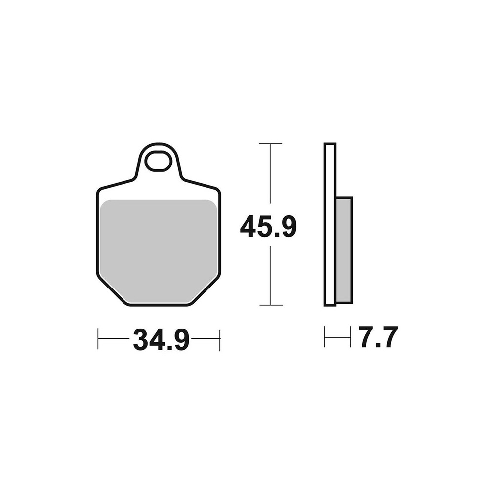 Brake Pads Brembo SX07GR76SX - 07GR76SX