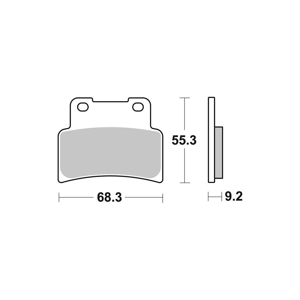 Brake Pads Brembo LA07GR77LA - 07GR77LA