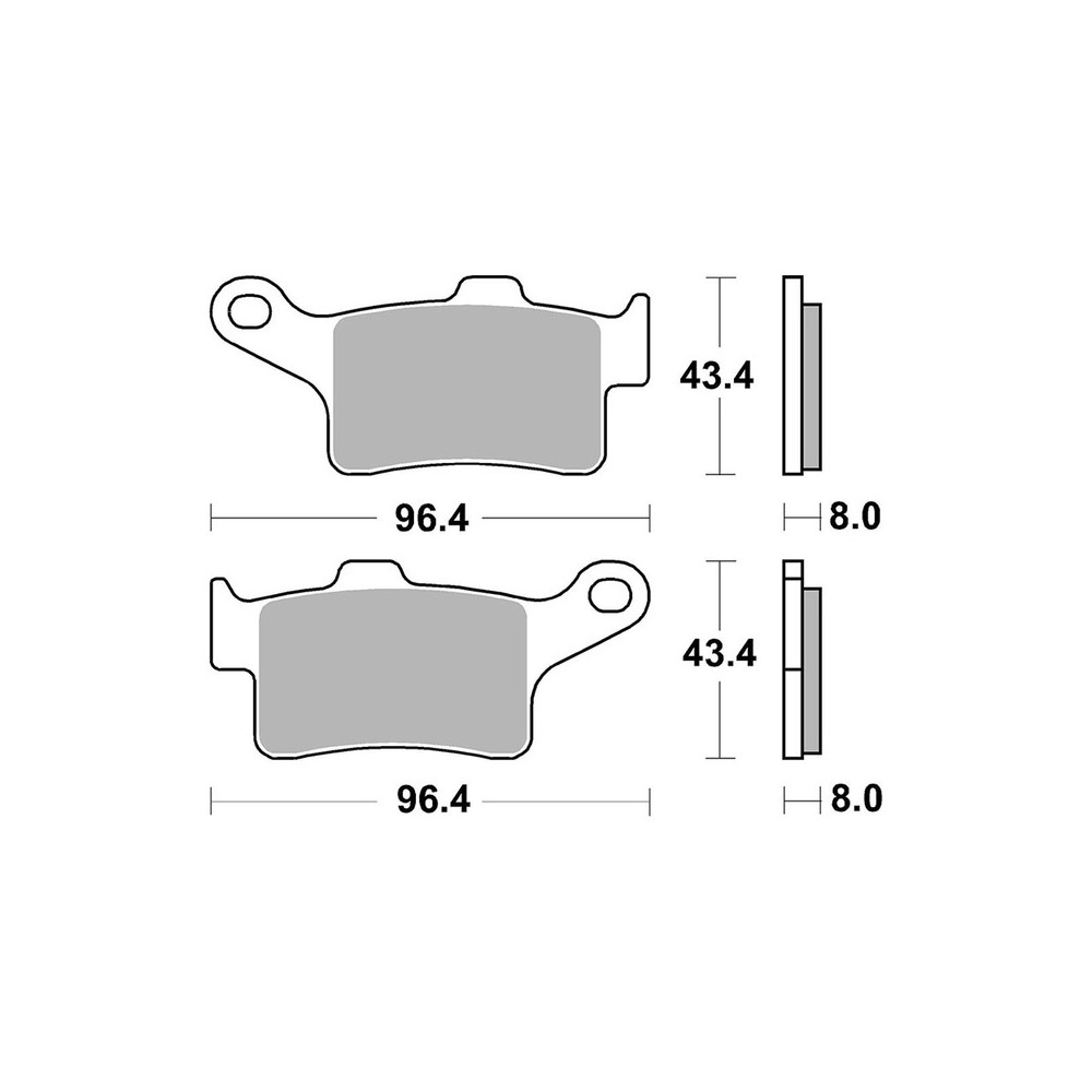 Brake Pads Brembo SA07GR88SA - 07GR88SA