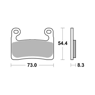 Brake Pads Brembo LA07GR90LA Brake Pads Brembo