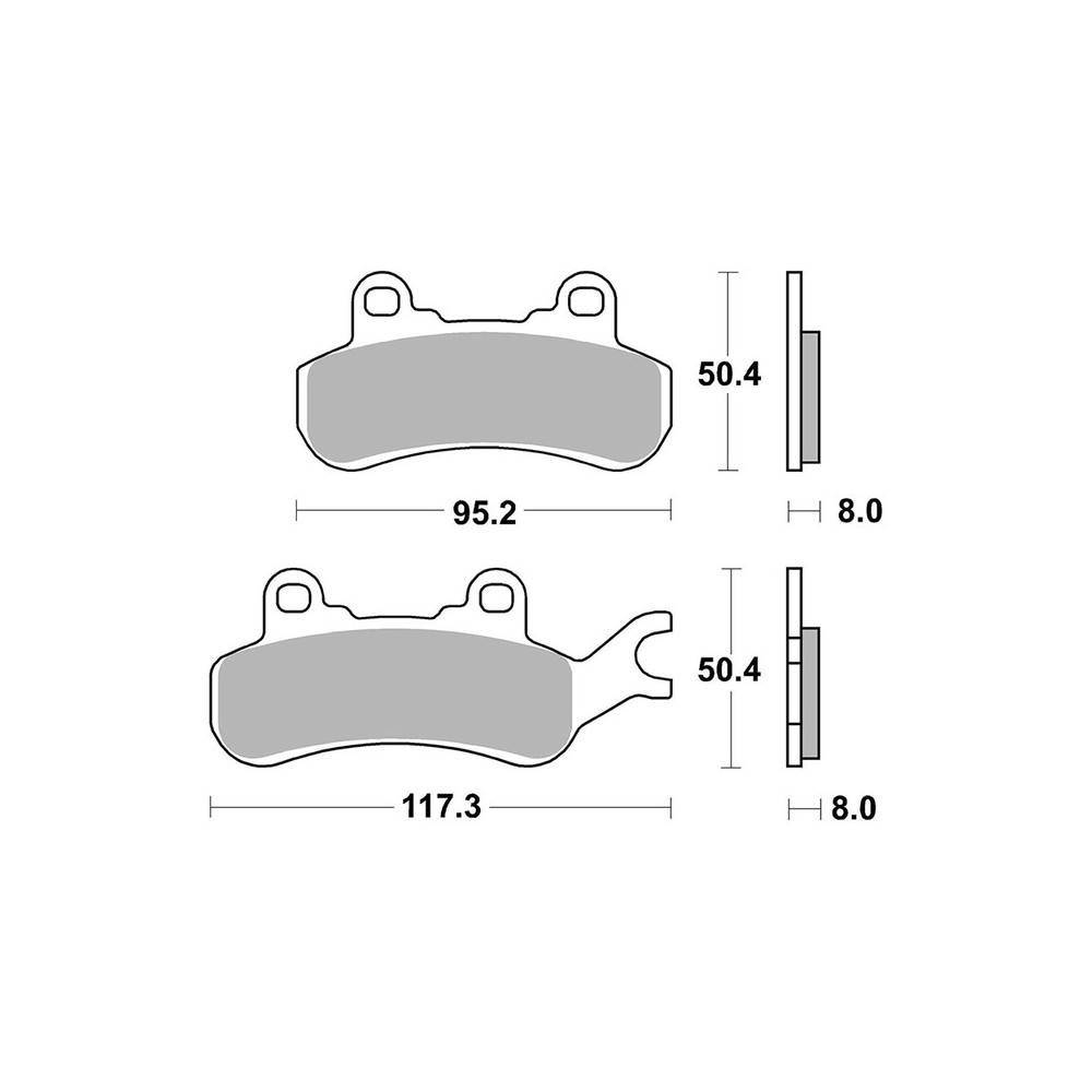 Brake Pads Brembo SX07GR91SX - 07GR91SX