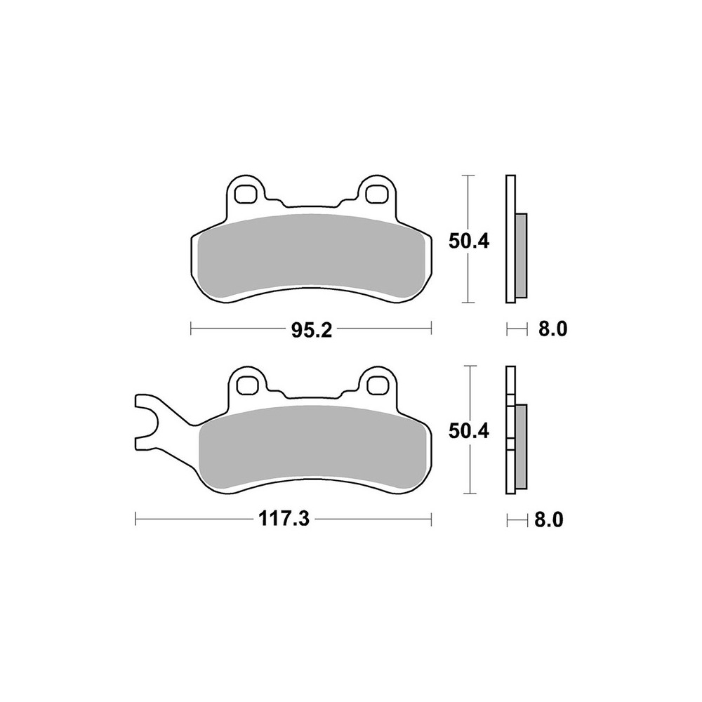 Brake Pads Brembo SX07GR92SX - 07GR92SX