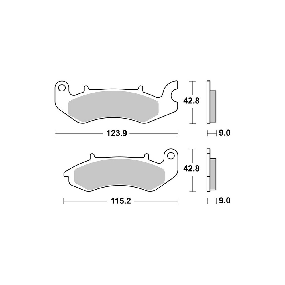 Brake Pads Brembo CC07GR96CC - 07GR96CC